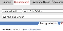 Beispielsuche mit der Angabe eine beteiligten Person