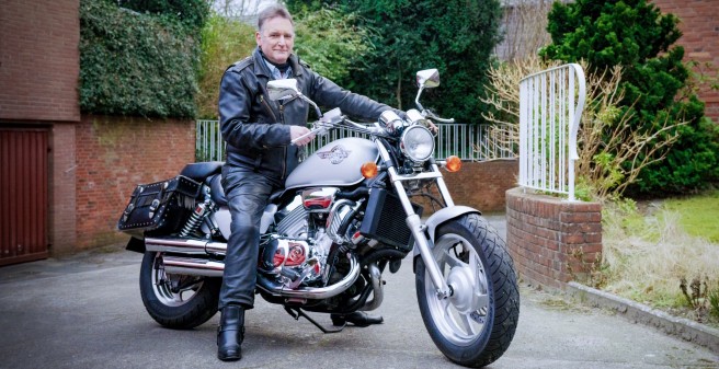 Karl-Heinz Wolf  kann wieder Motorrad fahren