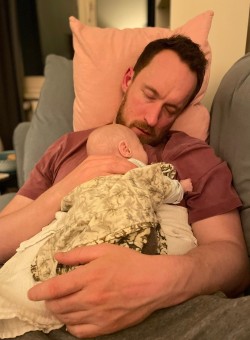 Vater mit Sohn 