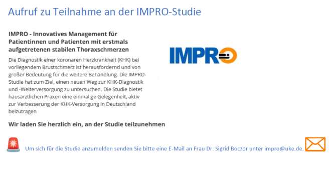 Aufruf zur IMPRO-Studie