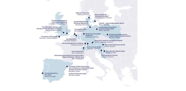 Standorte des SP-EU-Projekte