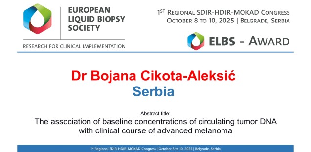 SHM1RC ELBS Award_ Bojana Cikota-Aleksi