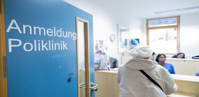 Anmeldung Poliklinik