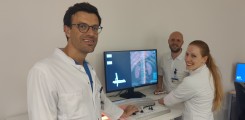 Durchführung einer Angiographie am Simulator