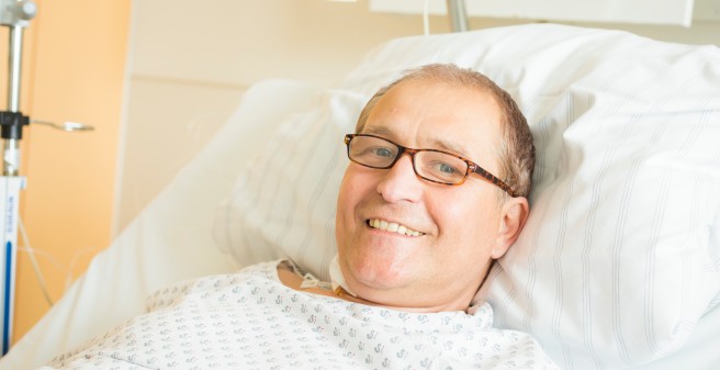 Patient nach Nierentransplantation