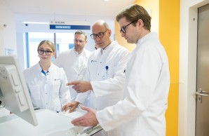 Für die Visite auf Station werden alle relevanten Fächer hinzugezogen