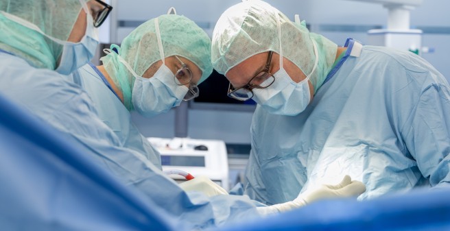Ein Einblick in eine Knie-OP