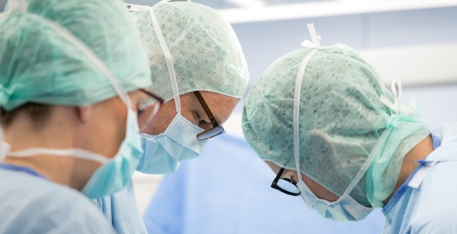Einblick in eine Knie-OP
