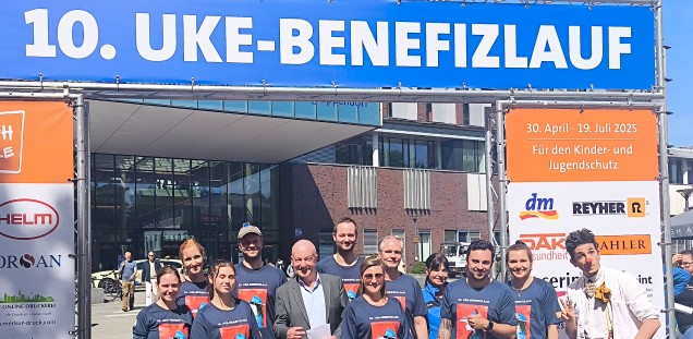 Eröffnung UKE-Benefizlauf DZSKJ-Mitarbeiter:innen