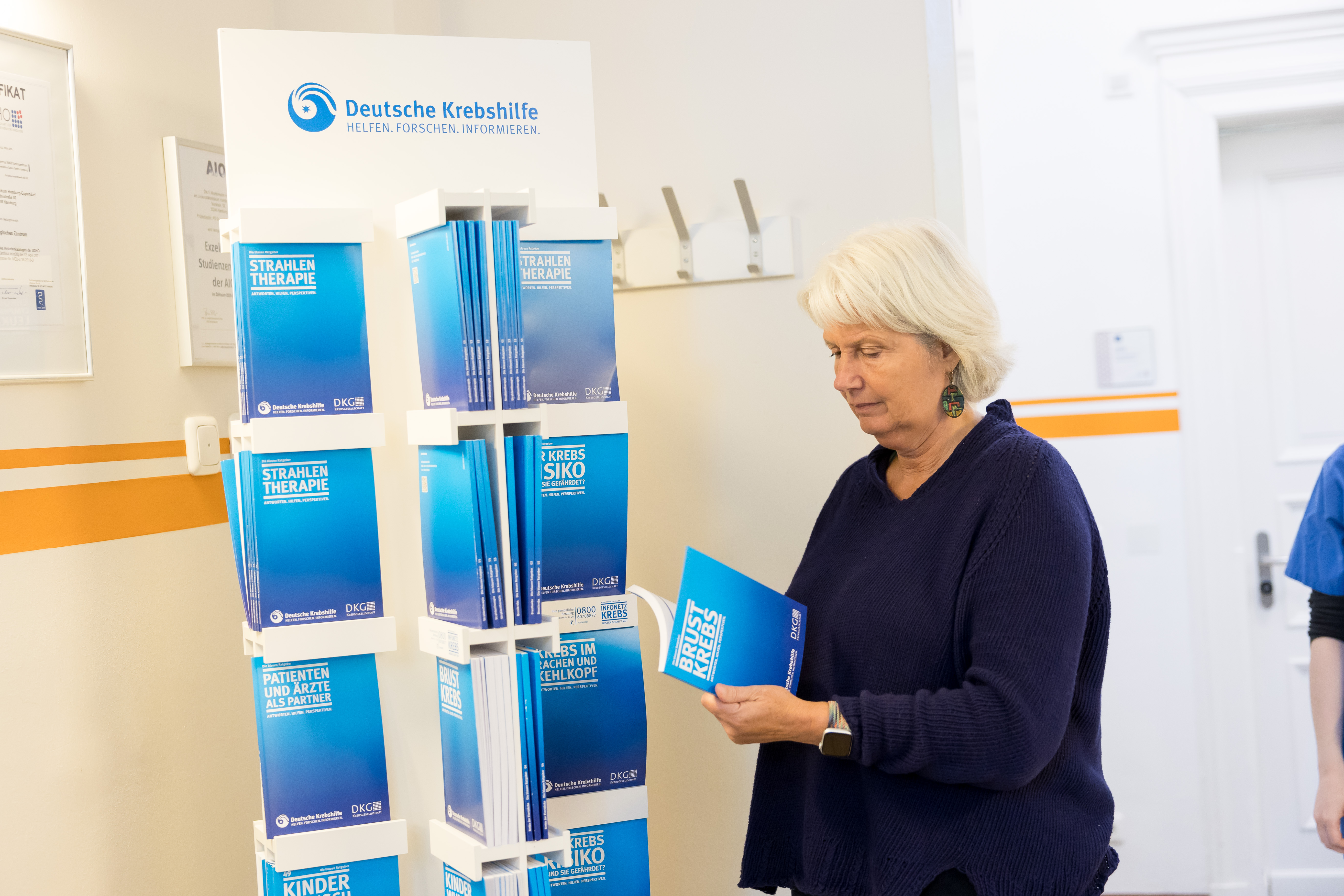 Informationen rund um Krebs Wartezimmer