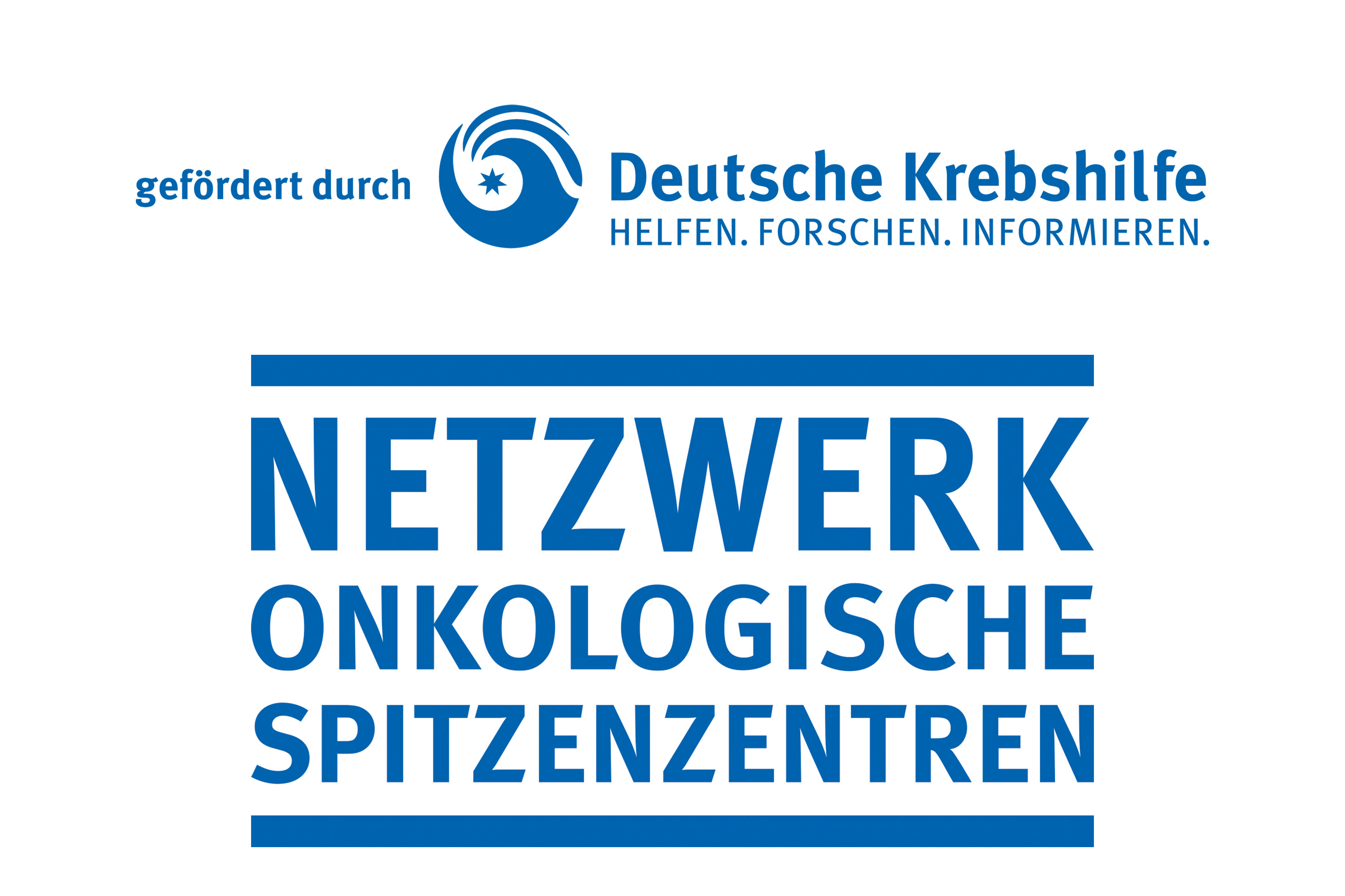  Logo gefördert von der deutschen Krebshilfe und im Netzwerk onkologische Spitzenmedizin.