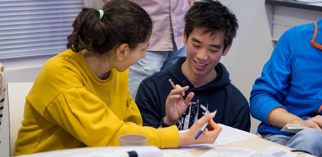 Studierende im MediTreff